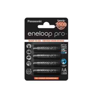 Batteries Panasonic Eneloop XX - 2500 mAh