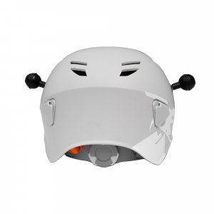 Casco con soportes