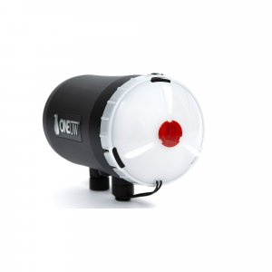White diffuser with red filter ONE160X