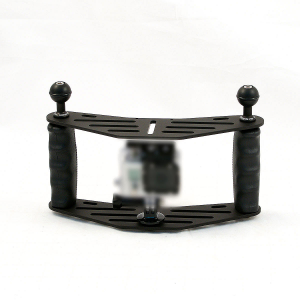 Staffa doppia con sfere lunghezza 25 cm