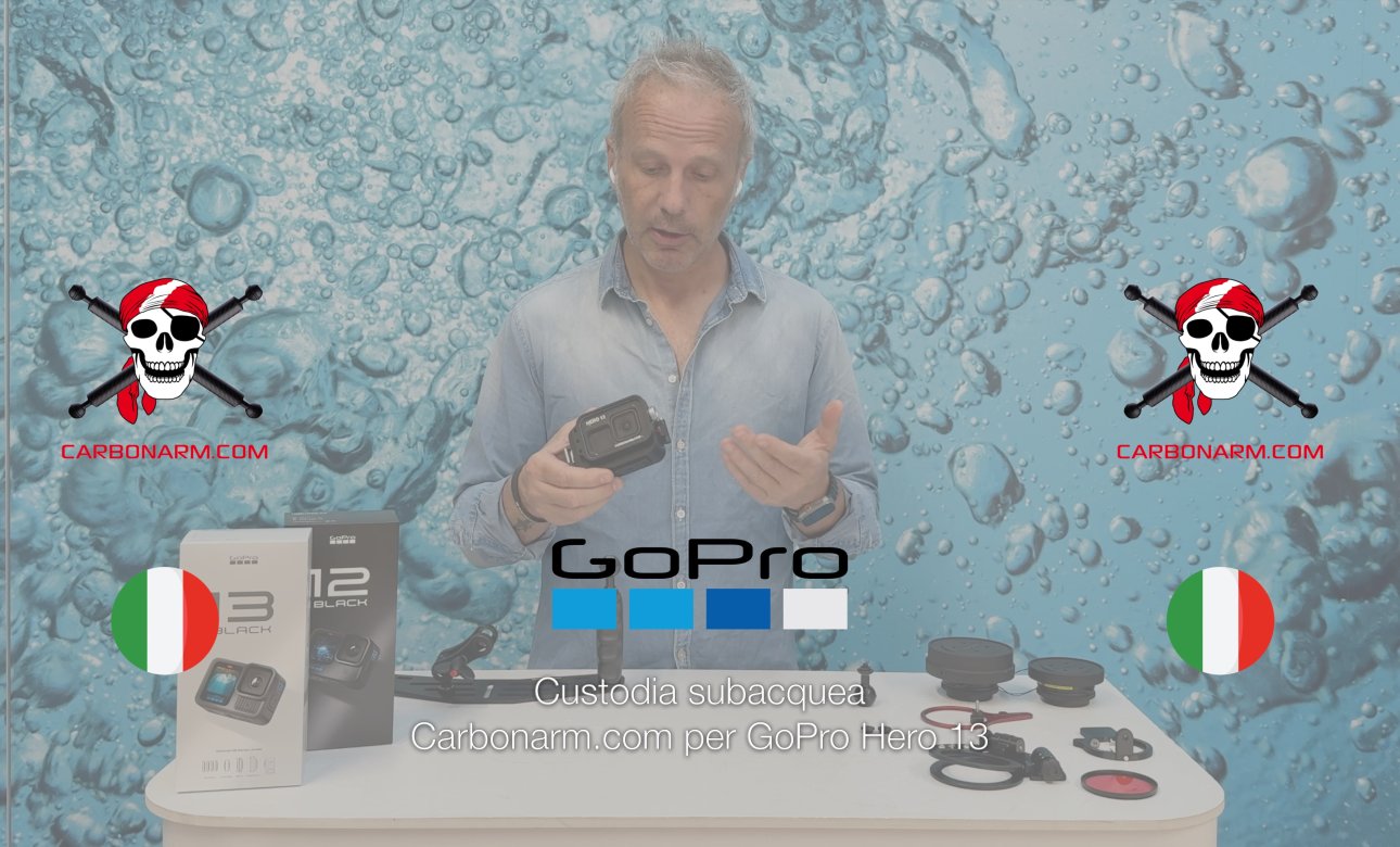 Custodia Carbonarm in Alluminio per GoPro 9-13