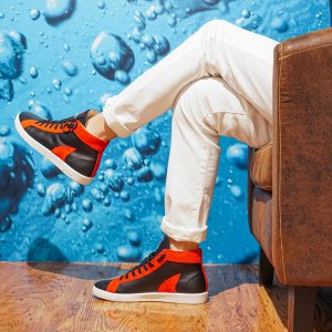 Turnschuhe Easydive - Rot/Schwarz