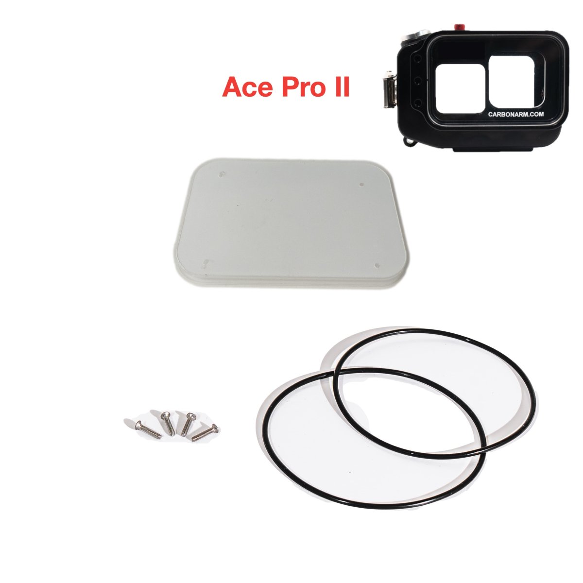 ACC/SCH/AN/AP2 - Kit schermo anteriore di ricambio per custodia Ace Pro II