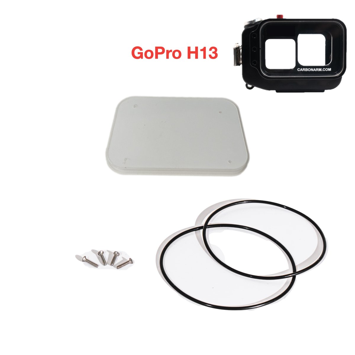 ACC/SCH/AN/GP13 - Kit schermo anteriore di ricambio per custodia GoPro Hero 13